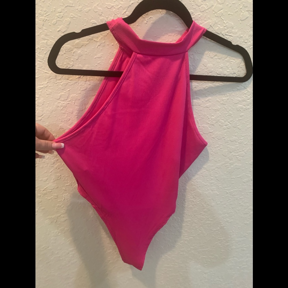 NEW! Never worn fuchsia Shein bodysuit Sz. L